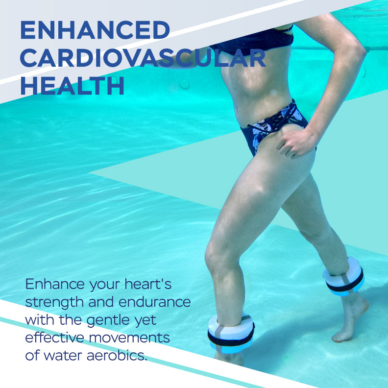 Aqua Fitness Complete Set With Training Manual, Mesh Bag, Aqua Dumbbells, Swim Belt and Aqua Cuffs