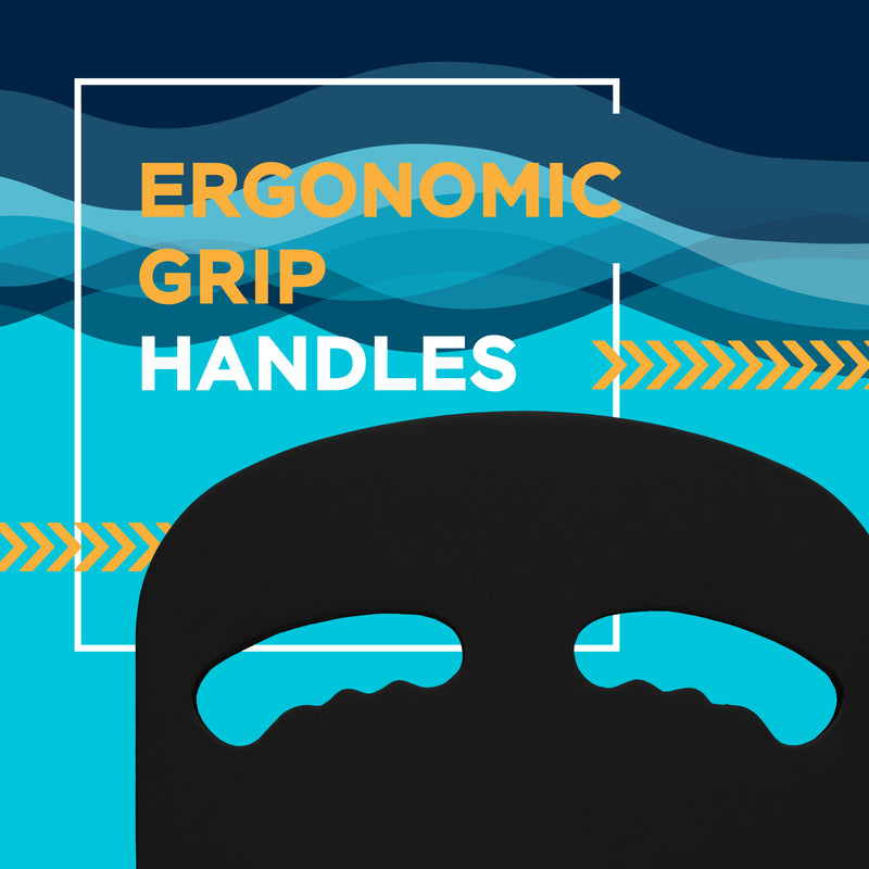Kickboard With Ergonomic Handles (Black)