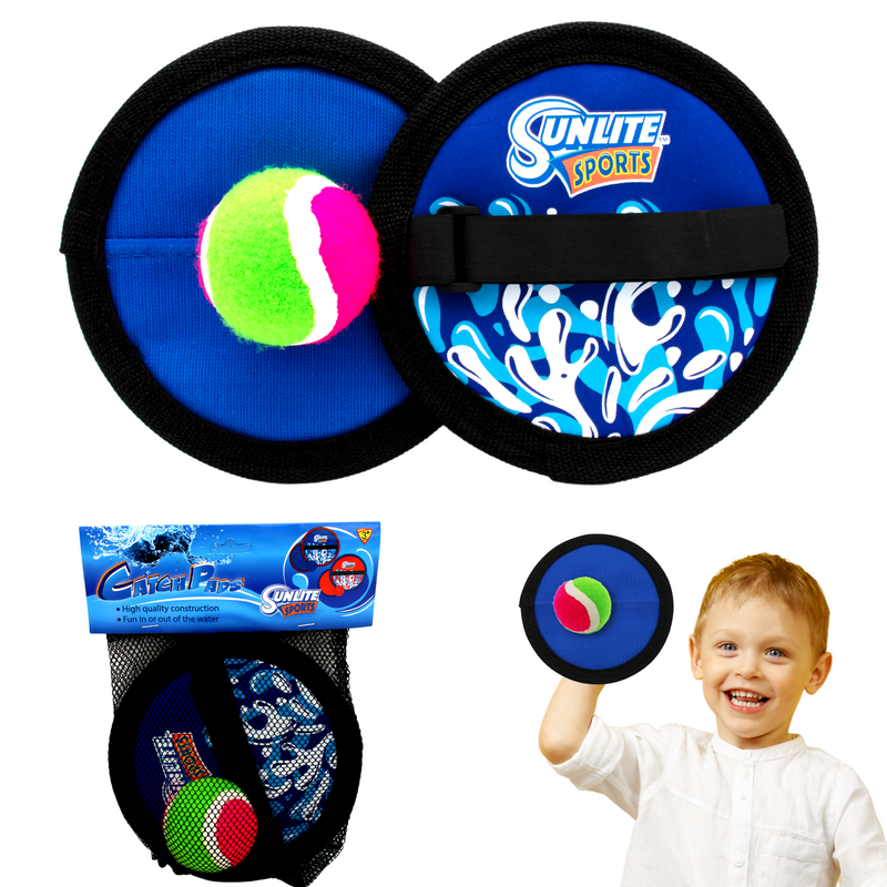 Toss and Catch Pad Ball Game (Blue) - Sunlite Sports