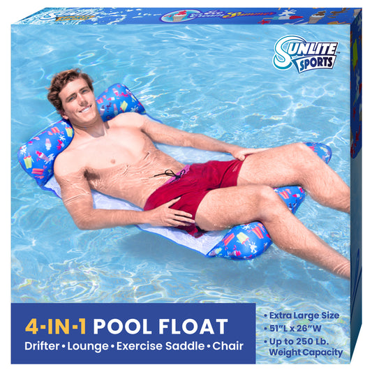 Pool Hammock Blue XL - Sunlite Sports