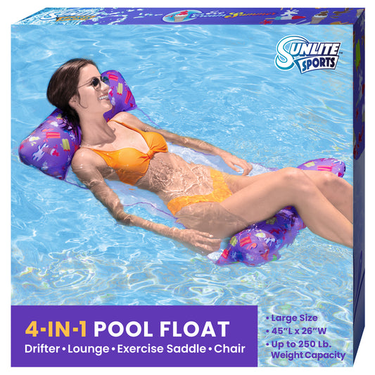 Pool Hammock Purple Large - Sunlite Sports