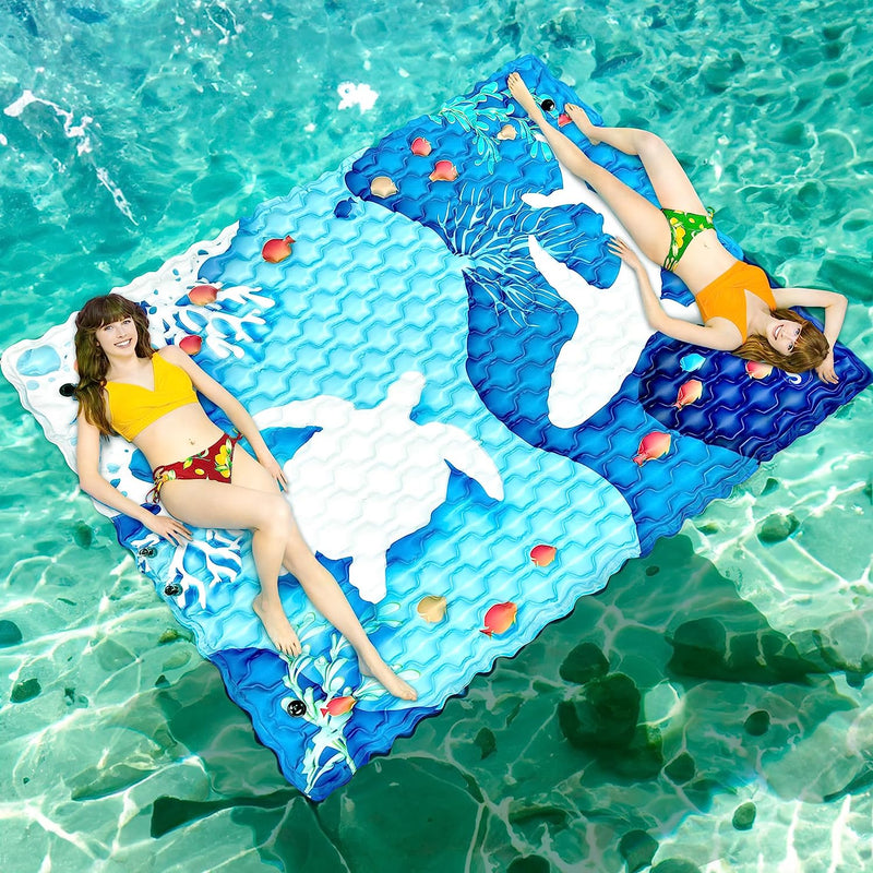Giant Water Mattress Float and Inflatable Raft - Sunlite Sports