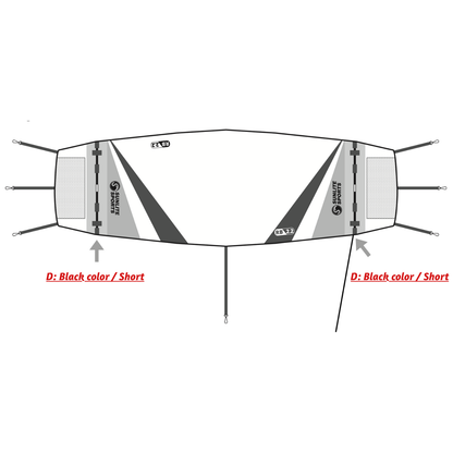Replacement Canopy Support Poles for 2-Person River Blazer Tube (3015SS)