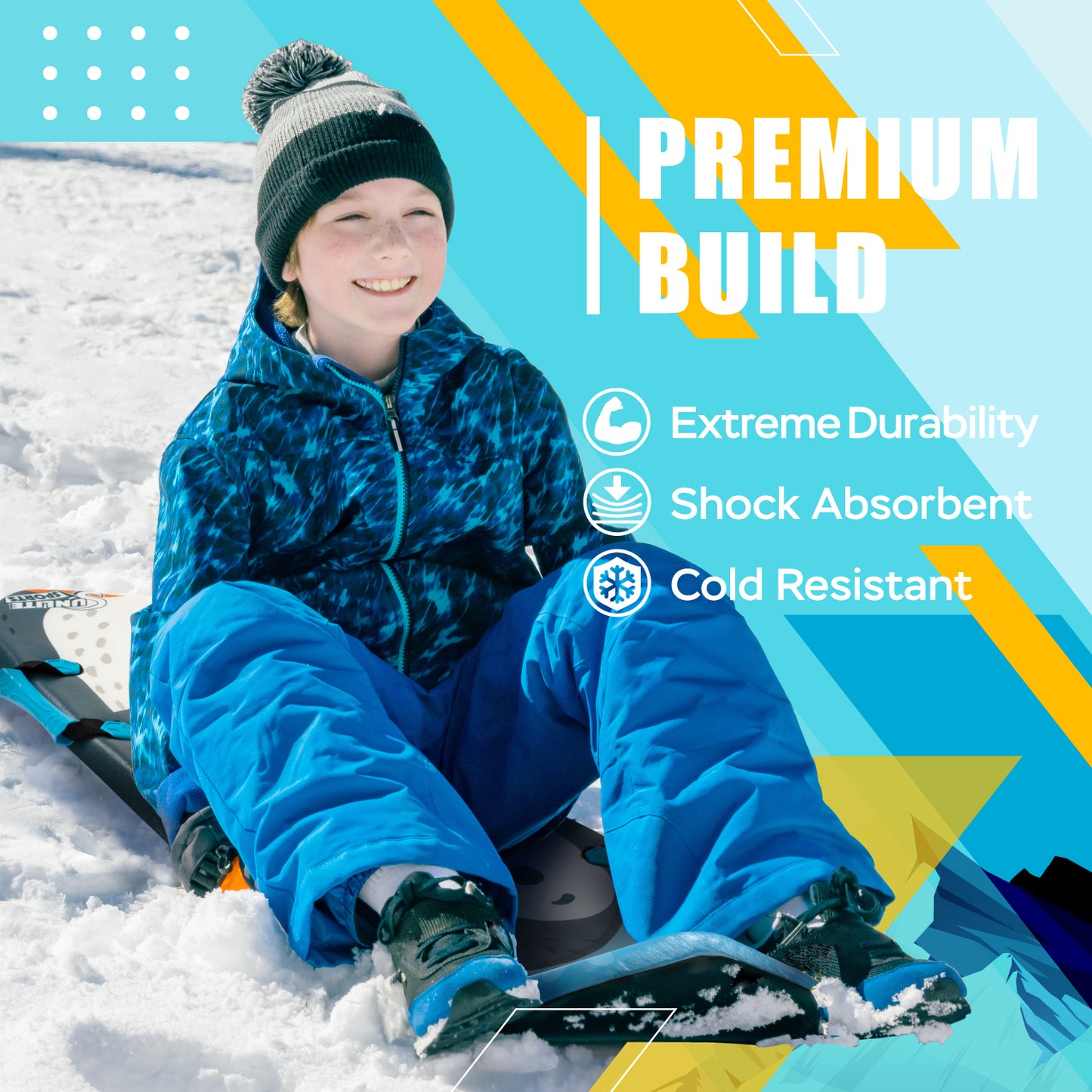 Penguin Adventure 45" Foam Snow Sled