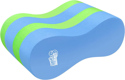 Junior Pull Buoy Premium Eva Foam (Blue/Green)