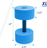 XL Water Dumbbells (Blue)