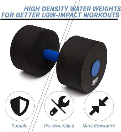 Large Water Dumbbells (Black)