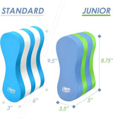 Junior Pull Buoy Premium Eva Foam (Blue/Green)