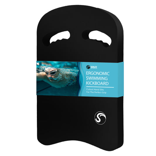 Kickboard With Ergonomic Handles (Black)