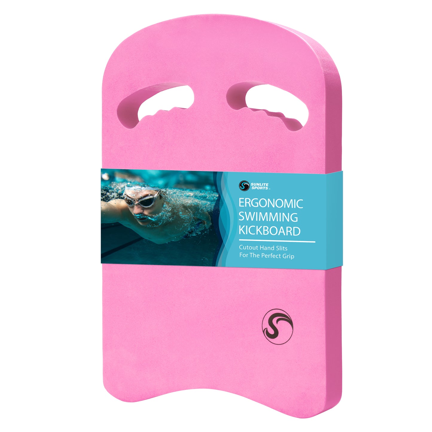 Kickboard With Ergonomic Handles (Pink)