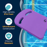 Kickboard With Ergonomic Handles (Purple)