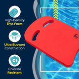 Kickboard With Ergonomic Handles (Red)