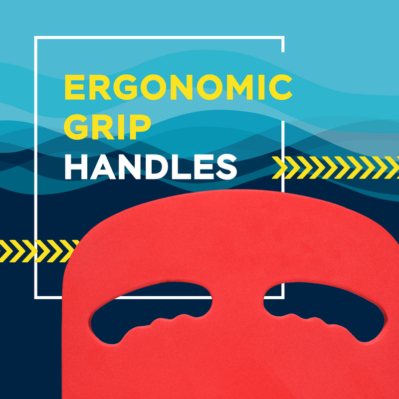 Kickboard With Ergonomic Handles (Red)