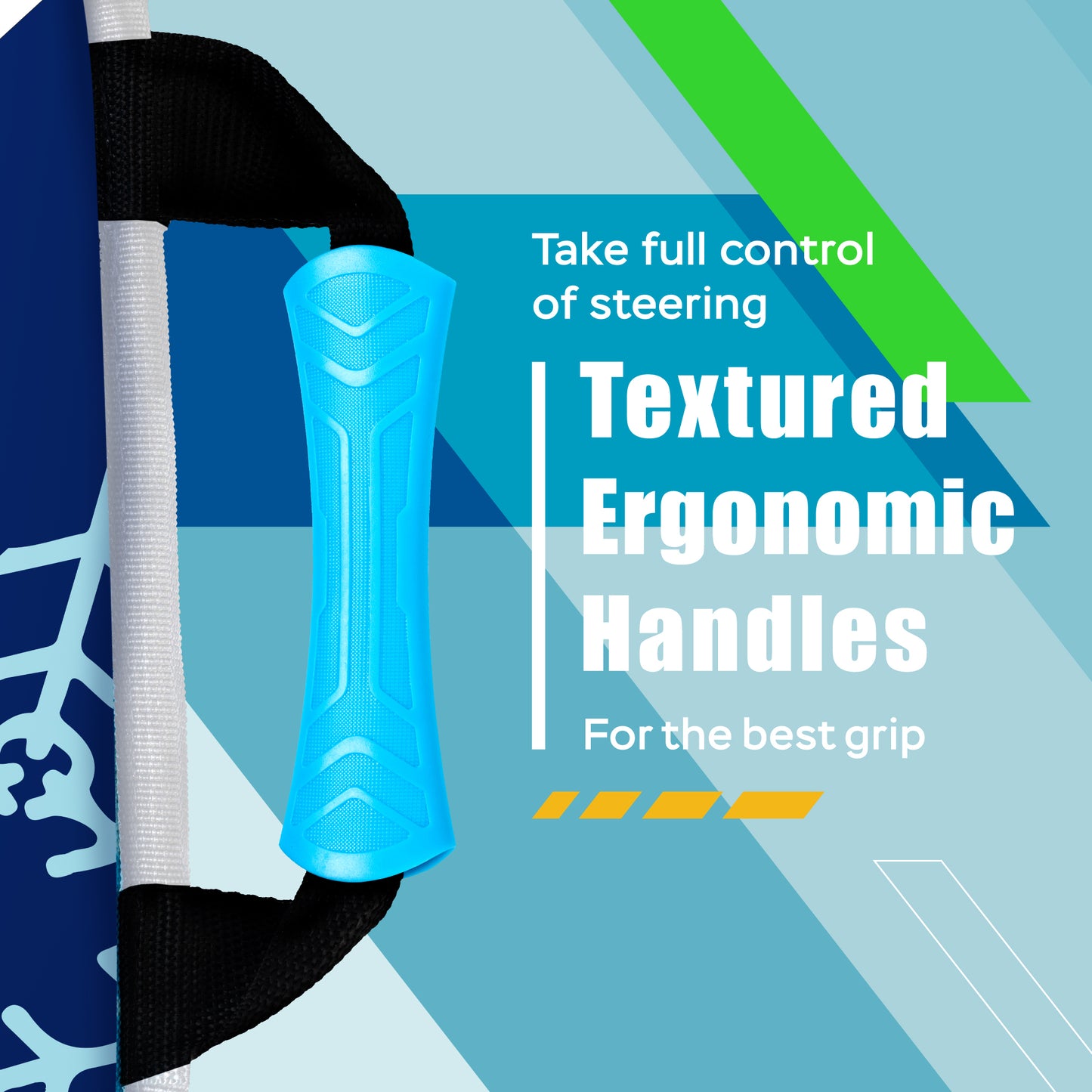 Premium Captain Ice Racer 45" with LED Foldable Snow Sled