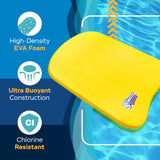 Junior Swimming Kickboard Premium EVA Foam (Yellow)