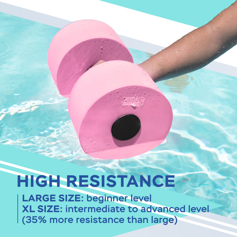 Large Water Dumbbells (Pink)