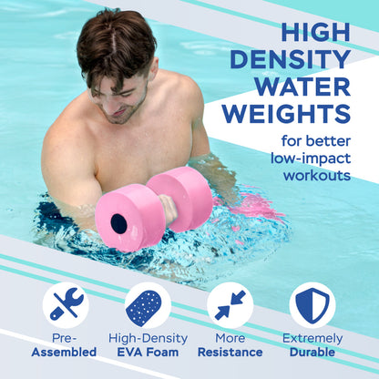 Large Water Dumbbells (Pink)