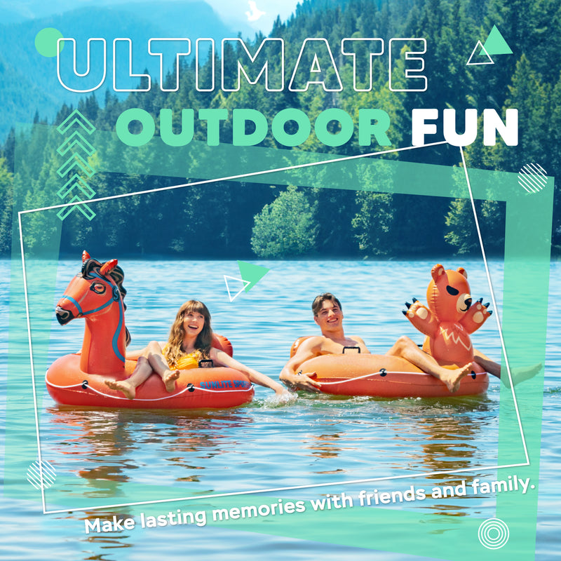 Horse River Raft Inflatable 53 Inch