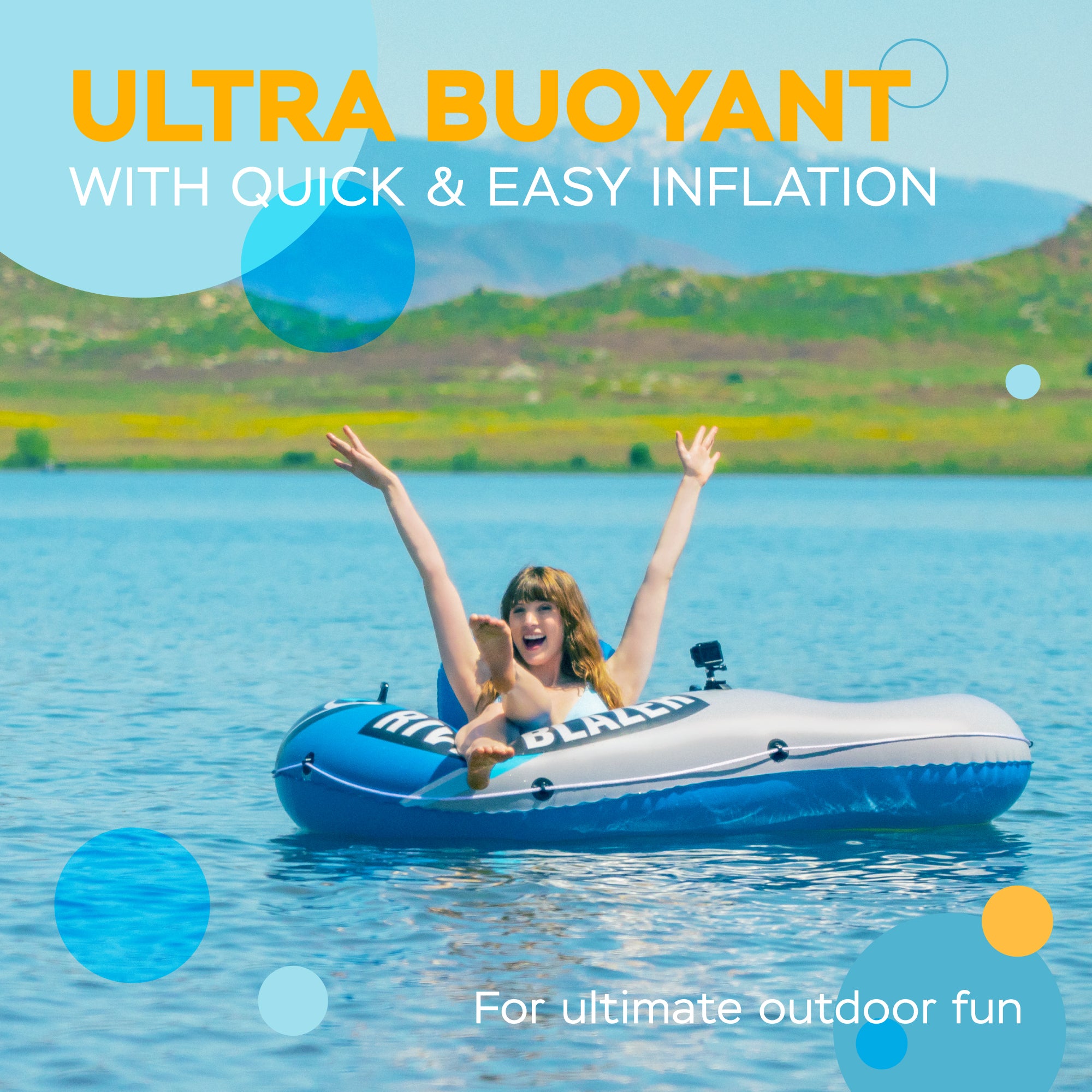 River Rough Cooler Raft Explore the Outdoors with a River Raft with Cooler and Storage ...