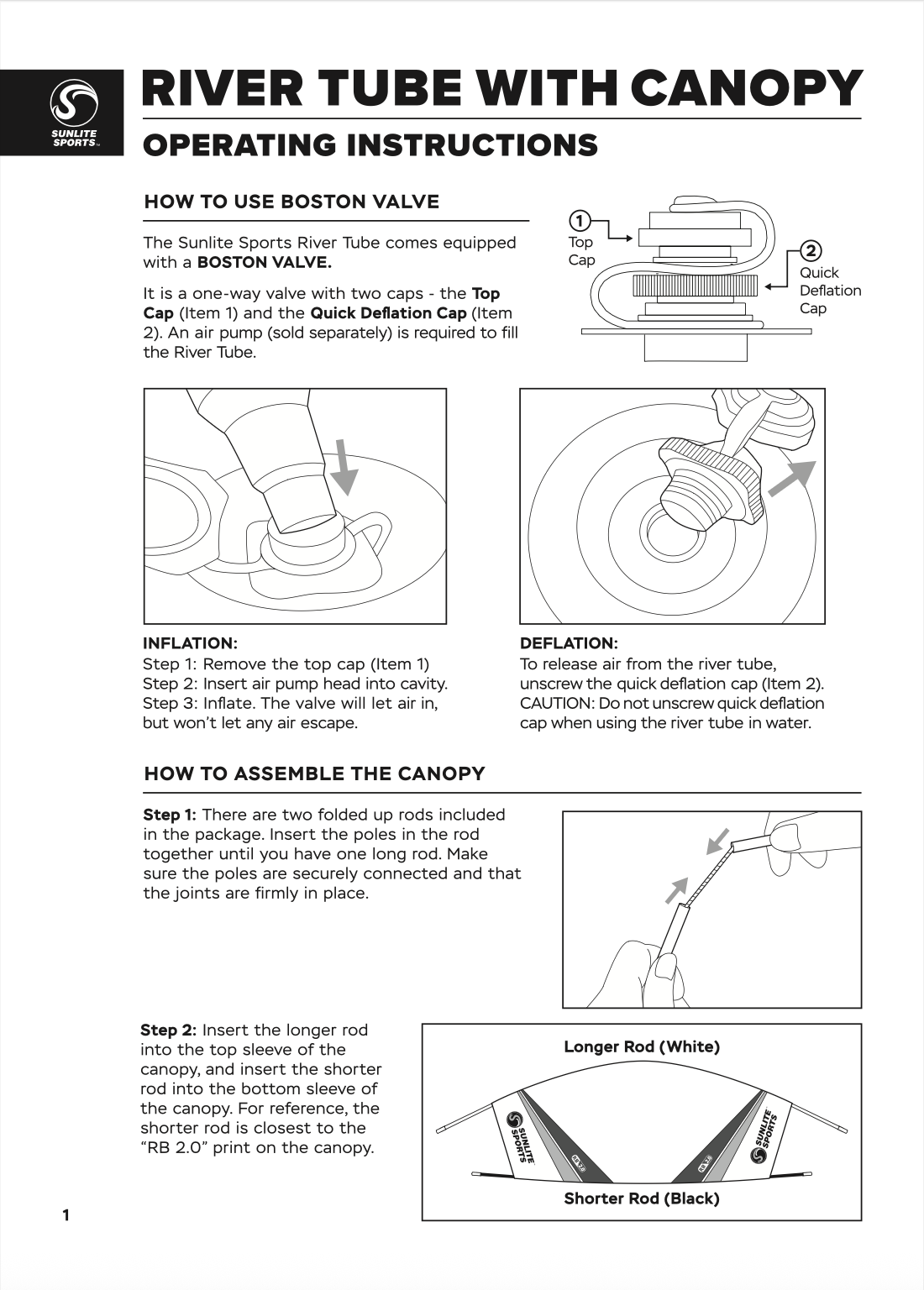 River Tube with Canopy