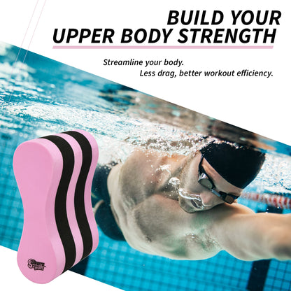 Pull Buoy Premium EVA Foam (Pink/Black)