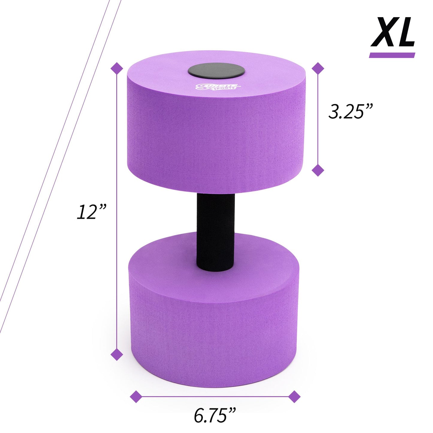 XL Water Dumbbells (Purple)