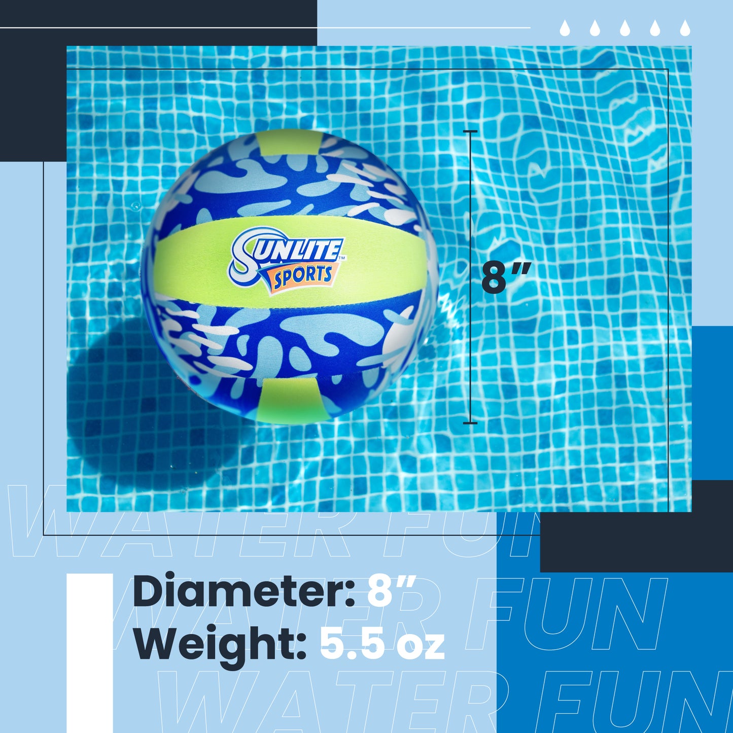 Water Volleyball (Blue/Green)