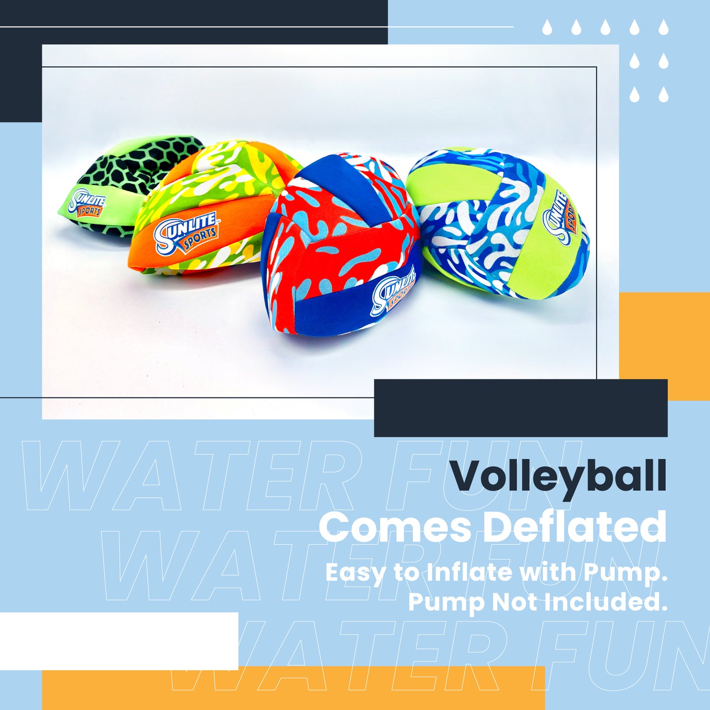 Water Volleyball (Orange/Green)