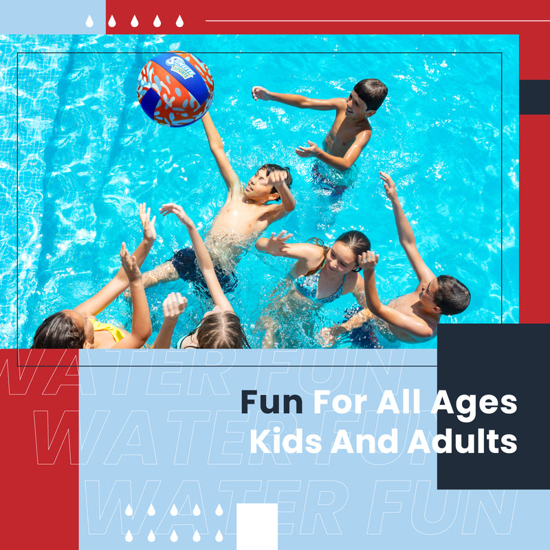 Water Volleyball 2-Pack Blue/Green and Red Blue
