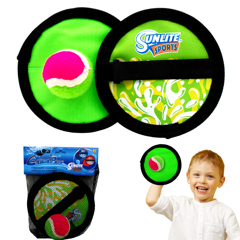 Toss and Catch Pad Ball Game Green Enjoy Hours of Fun with 2