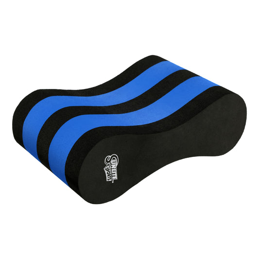 Pull Buoy Premium EVA Foam (Black/Blue) - Sunlite Sports