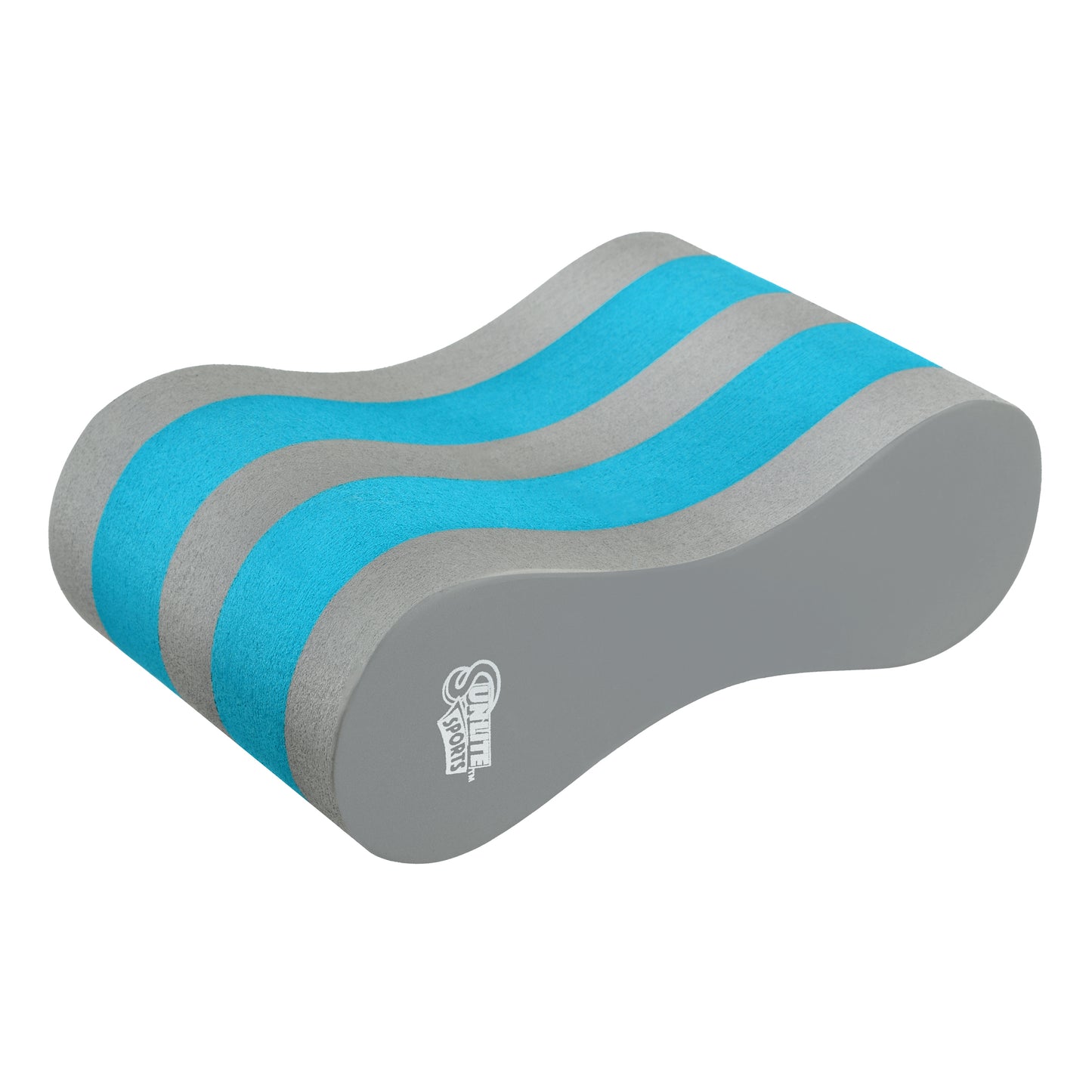 Pull Buoy Premium EVA Foam (Grey/Teal) - Sunlite Sports