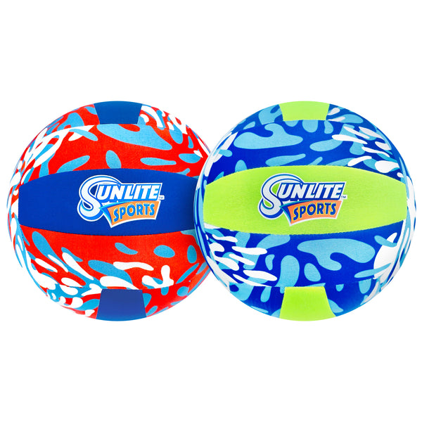 Water Volleyball 2-Pack Blue/Green and Red Blue - Sunlite Sports